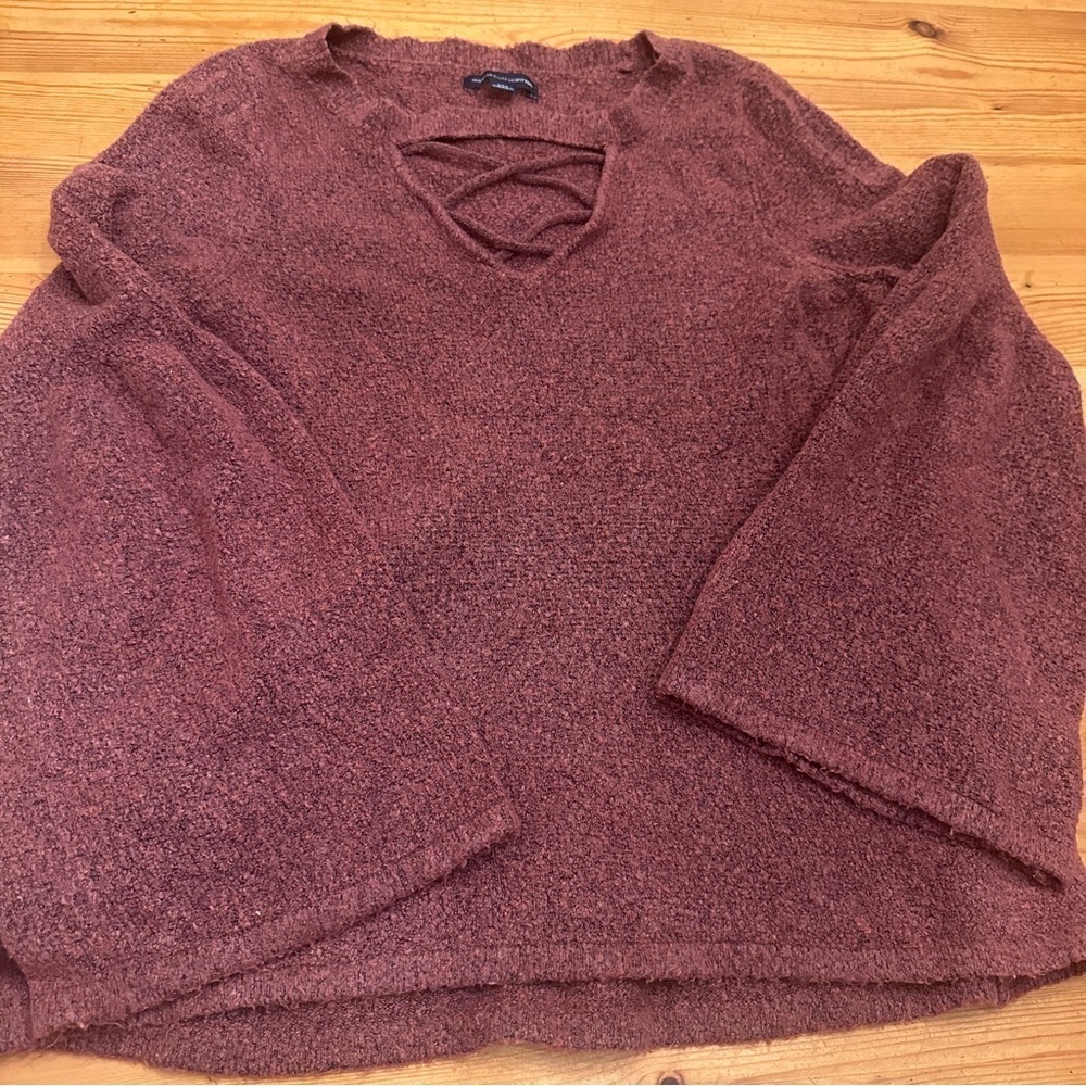 American Eagle outfitters Women's Knit Sweater balloon sleeves M